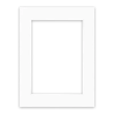 Image of nielsen Conservation Picture Mount White 30x40cm to fit Image Size 20.5x29.5cm (also for A4), Acid Free (pH Neutral) Protective Photo Mount, Smooth Surface Pure