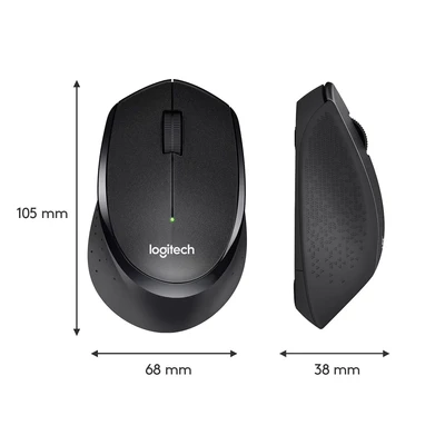 Image of Logitech M330 SILENT PLUS Wireless Mouse Black
