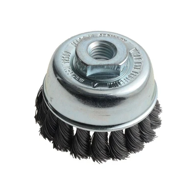Image of Lessmann Knot Cup Brush 65mm M14x2.0, 0.35 Steel Wire LES482117