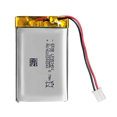 Image of EEMB Lithium Polymer Battery 3.7V 1800mAh 953450 Lipo Rechargeable Pack with wire JST connector for Dashcam and Bluetooth Speaker confirm device &amp; polarity before purchase