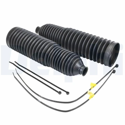 Image of 8D0419831K Steering Rack Boot DELPHI TBR4583 Front Axle 19, 18mm 63mm 255, 255mm VOLKSWAGEN: Passat B5 GP Saloon, AUDI: A6 C5 Avant