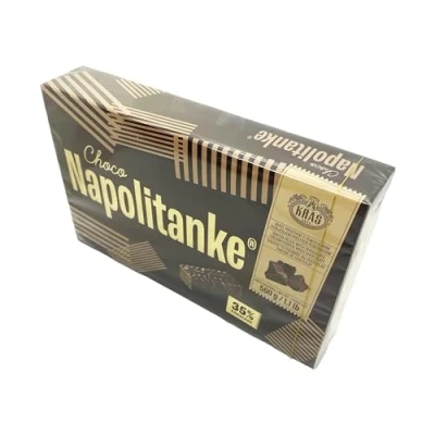 Image of NAPOLITANKE KRAS Premium Wafers Biscuits with Delicious Milk, Chocolate Cream, Hazelnut, Lemon and Orange Fillings Multiple Sizes