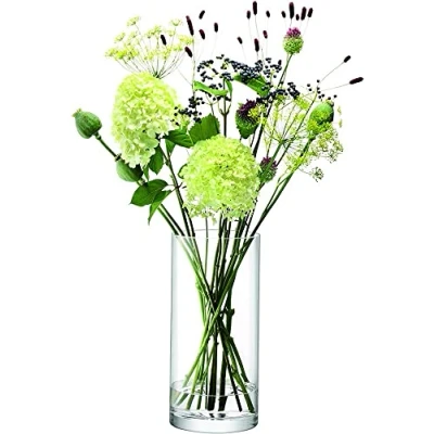 Image of LSA International Column Vase/Candleholder H36 x Ø17cm Clear, 17 36 cm