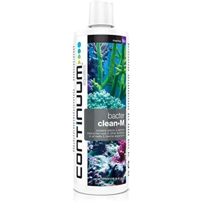 Image of Continuum Aquatics BacterClean M Cleaning Microbial Culture for Reef and Marine Aquariums, 500ML (QBCM500)