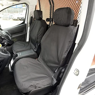 Image of UK Custom Covers Vauxhall Combo (2018 Onwards) Front Seat Tailored Waterproof Black SC1200BAD3