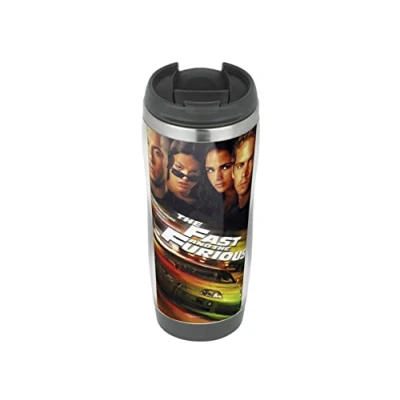 Image of The Fast and Furious Colour Travel Mug, Thermal Insulated Cup for Hot Cold Beverages Drinks