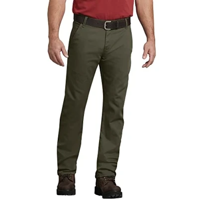 Image of Dickies Men&#039;s Tough Max Duck Carpenter Pant, Stonewashed Moss, 30W / 30L