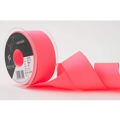 Image of Berisfords Grosgrain Ribbon, Flo Pink, 40 mm, 40mm
