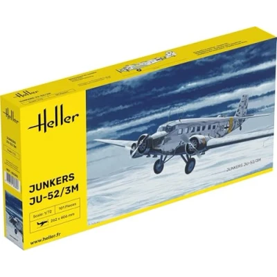 Image of Heller 80380 52, JU 52/3M Junker Model Kit, Multicoloured, 1:72 Scale