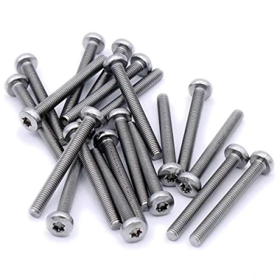 Image of M8 (8mm x 50mm) TX Pan Machine Screw (Bolt) Stainless Steel (A2) (Pack of 10)