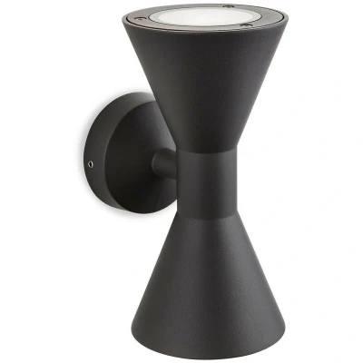 Image of Sands 2 Light Up &amp; Down Outdoor Wall Graphite IP54, GU10