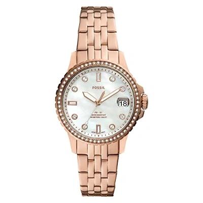Image of Fossil Women Analogue Quartz Watch with Stainless Steel Strap ES4995