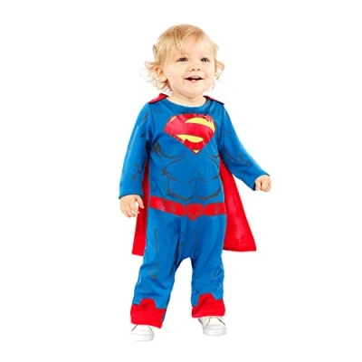 Image of amscan (PKT) (9906712) Child Boys Superman Costume (2 3yrs)