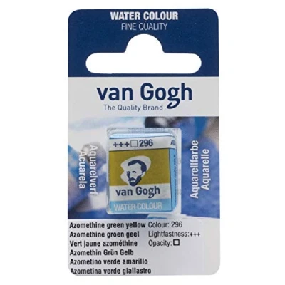 Image of Van Gogh Watercolor Half Pan AZO Green Yellow (20862961)