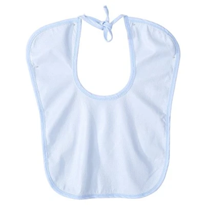 Image of Adult Bib, Waterproof 12 x 16inch Washable Bib for Elderly Mealtime Protector Disability Aid Apron Clothes