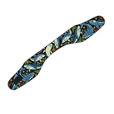 Image of Bodylife Shark Alert Swimmer&#039;s Earband Neoprene Swimming Headband For Boys
