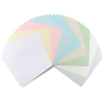 Image of Florence Linen Cardstock Pastel 250 g Card Making 12 x inch Multi Pack Easter Scrapbooking Supplies Tear Resistant Create Elegant Invitations and Gift Boxes