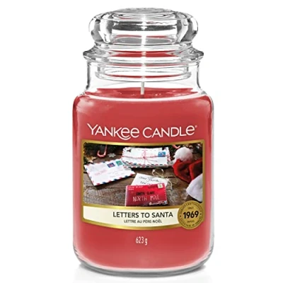 Image of Yankee Candle Scented Letters to Santa Large Jar Burn Time: up 150 Hours
