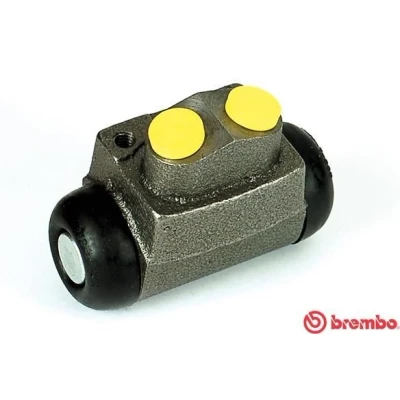 Image of 360219230071, 360219230277 Brake Cylinder BREMBO A 12 106 22,2mm Cast Iron 10 x 1 FORD: Focus 2, ESCORT 4, Sierra Mk1 Hatchback
