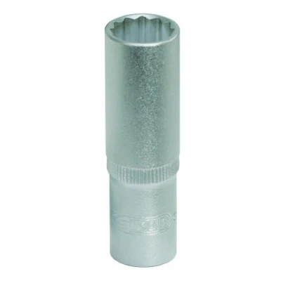 Image of 910BL13 Socket KS TOOLS 917.3973 DIN 3120, ISO 1174, 3124, 2725 13.0 Chrome Vanadium Steel Double Hexagon Knurled