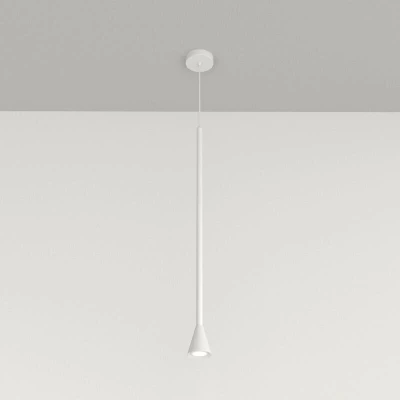 Image of Maytoni Arrow Slim Pendant Ceiling Light White GU10