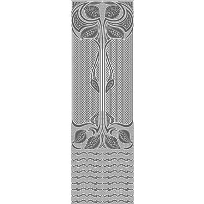 Image of Brewster RD06681 Nouveau Paintable Dado gray