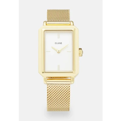 Image of CLUSE Gold Fluette Mesh Watch