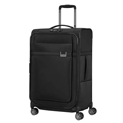 Image of Samsonite Airea Spinner M Expandable, Suitcase, 67 cm , 73.5/81.5 L, Black (Black)