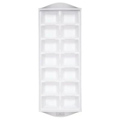 Image of BarCraft Ice Cube Tray, 14 Cubes, Plastic, 26 x 12cm, White