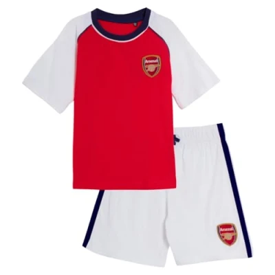Image of Kids Arsenal FC Short Pyjamas 7 8 Years Red/White