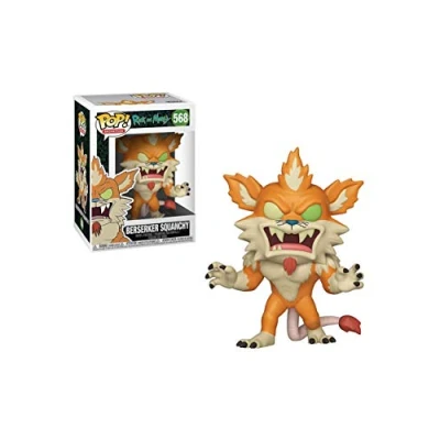 Image of Funko Pop! Animation: Rick and Morty Berserker Squanchy Collectible Figure &amp; Collectable Vinyl Gift Idea Official Merchandise Toys for Kids Adults TV Fans