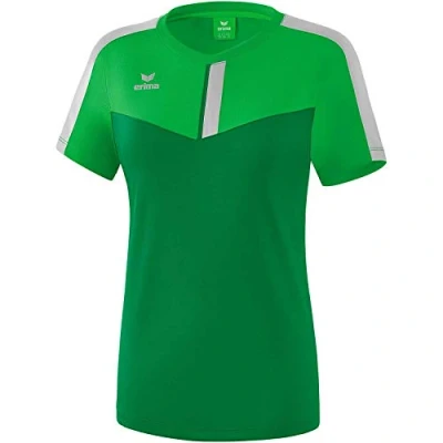 Image of Erima Squad Function T shirt Fern Green/Emerald/Silver Grey, Size 34