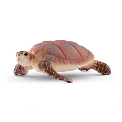 Image of schleich 14876 WILD LIFE Hawskbill sea turtle Figurine for ages 3+, Black