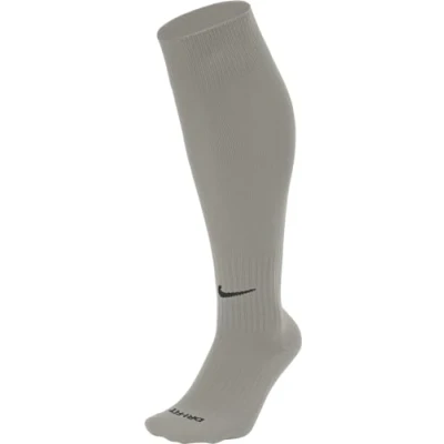 Image of NIKE SX5728 057 Classic 2 Socks Unisex Adult PEWTER GREY/BLACK Size L