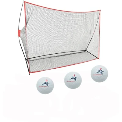 Image of Viper Golf Practice Net Large Net, 10Ft x 7Ft Professional Accessories with Carry Bag for Indoor and Outdoor Hitting Training 3 Free Balls