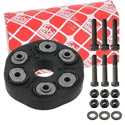 Image of 26117542238, 26117542238S1 Drive Shaft Coupler FEBI BILSTEIN 43491 110mm Front with bolts/screws, washers nuts BMW: 5 Saloon, Touring