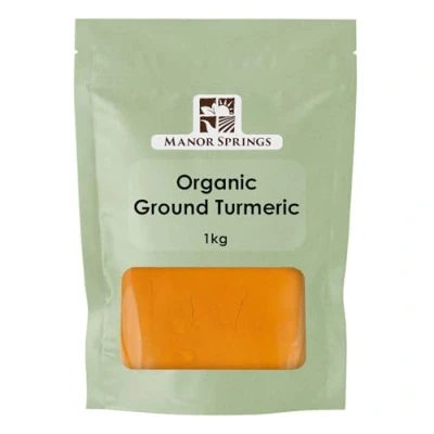 Image of Organic Ground Turmeric 1kg by Manor Springs