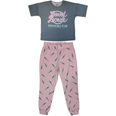 Image of David Bowie 1978 World Tour Pyjamas XS Blue