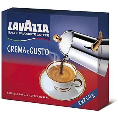 Image of Lavazza Coffee Crema E Gusto, ground, Pack of 4, 4 x 250g