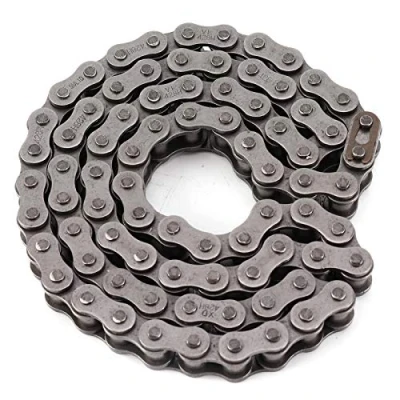 Image of Keenso Motorcycle 428H Chain, 80 Link Chain Heavy Duty Steel Replacement for ATV Off Roader Electric bicycle modification accessories
