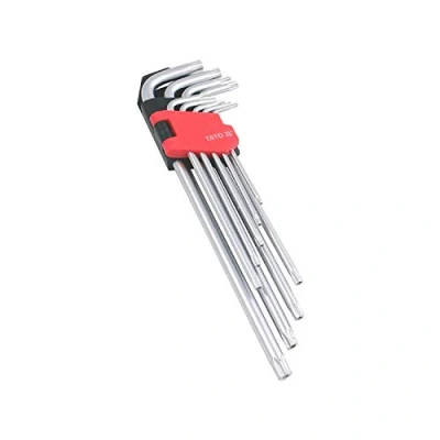 Image of Yato Professional torx YT 0512 Key 9pcs Long T10 Cr v