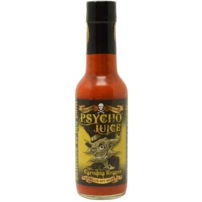 Image of Psycho Juice 70% Carolina Reaper Hot Chilli Sauce 148ml