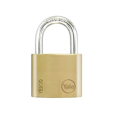 Image of Yale YE1/20/122/1 Brass Padlock Indoor