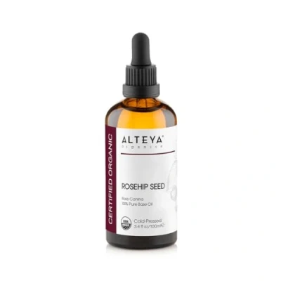 Image of Alteya Organic Rosehip Oil 100ml 100% USDA Certified Pure Natural Cold Pressed Seed Carrier Moisturizing, Nourishing, Premium Therapeutic Grade Skin Treatment
