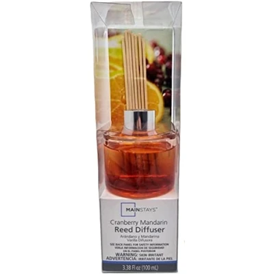 Image of Reed Diffuser Scents MAINSTAYS 100ml (Cranberry Mandarin)