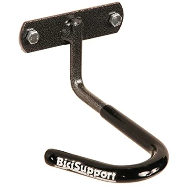 Image of Bicisupport Bicycle Wall/Ceiling Hook, Black, One Size