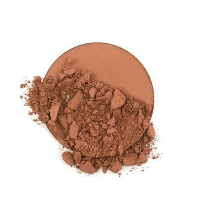 Image of pressed powder Tan, full cover foundation including mirror and puff applicator