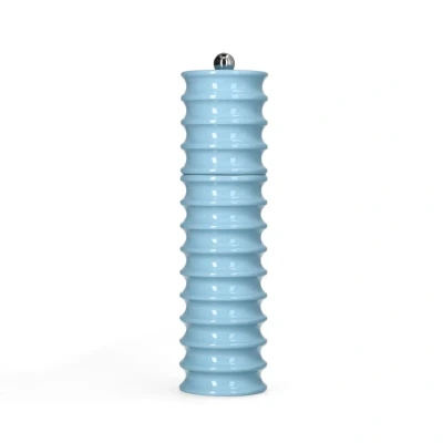 Image of Addison Ross Twister Pepper &amp; Salt Mill Periwinkle 24 cm