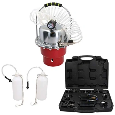 Image of AB Tools Pneumatic Air Portable Pressure Brake + Clutch Bleeder Bleeding Kit Adaptors