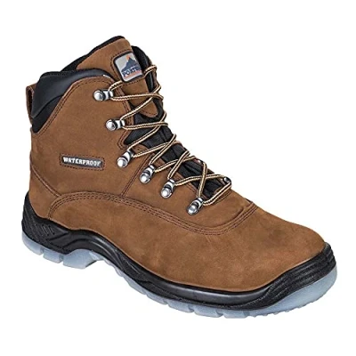 Image of Portwest FW57 Waterproof Steelite All Weather Boot S3 WR Brown, 42